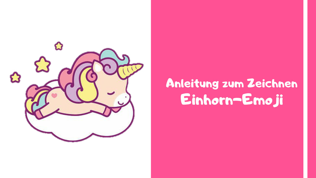 Wie zeichnet man ein Einhorn-Emoji?